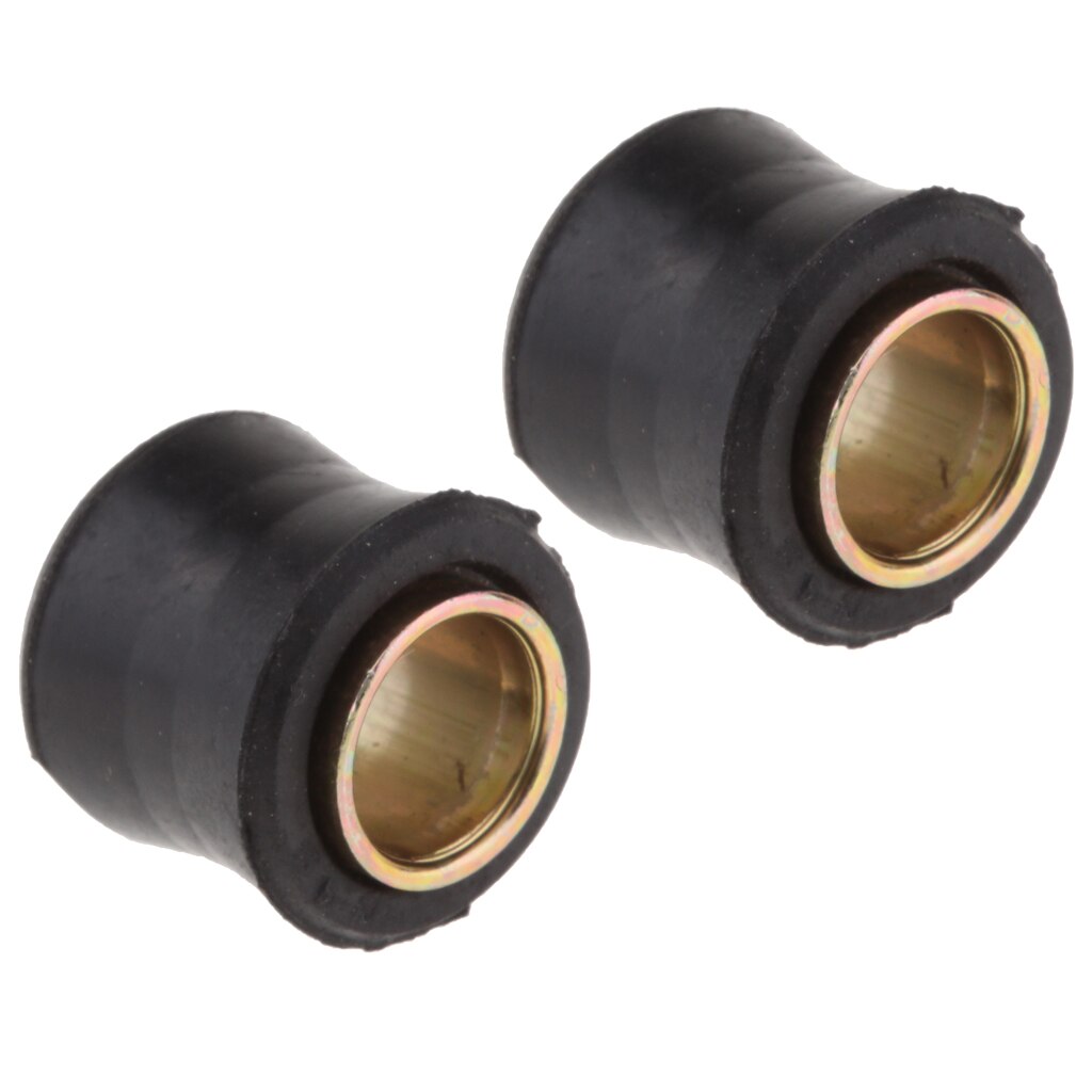 2PCS Motorcycle V bush-end Rubber&amp;Metal, Shock Absorber Suspension Bushing for ATV/Motorcross/Dirt Bike