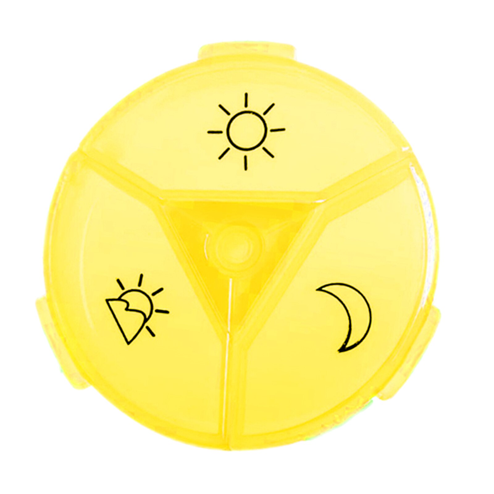 Pill Box Tablet Organizer Dispenser Vitamin Medication Container Empty Weekly Pill Box Holder Storage