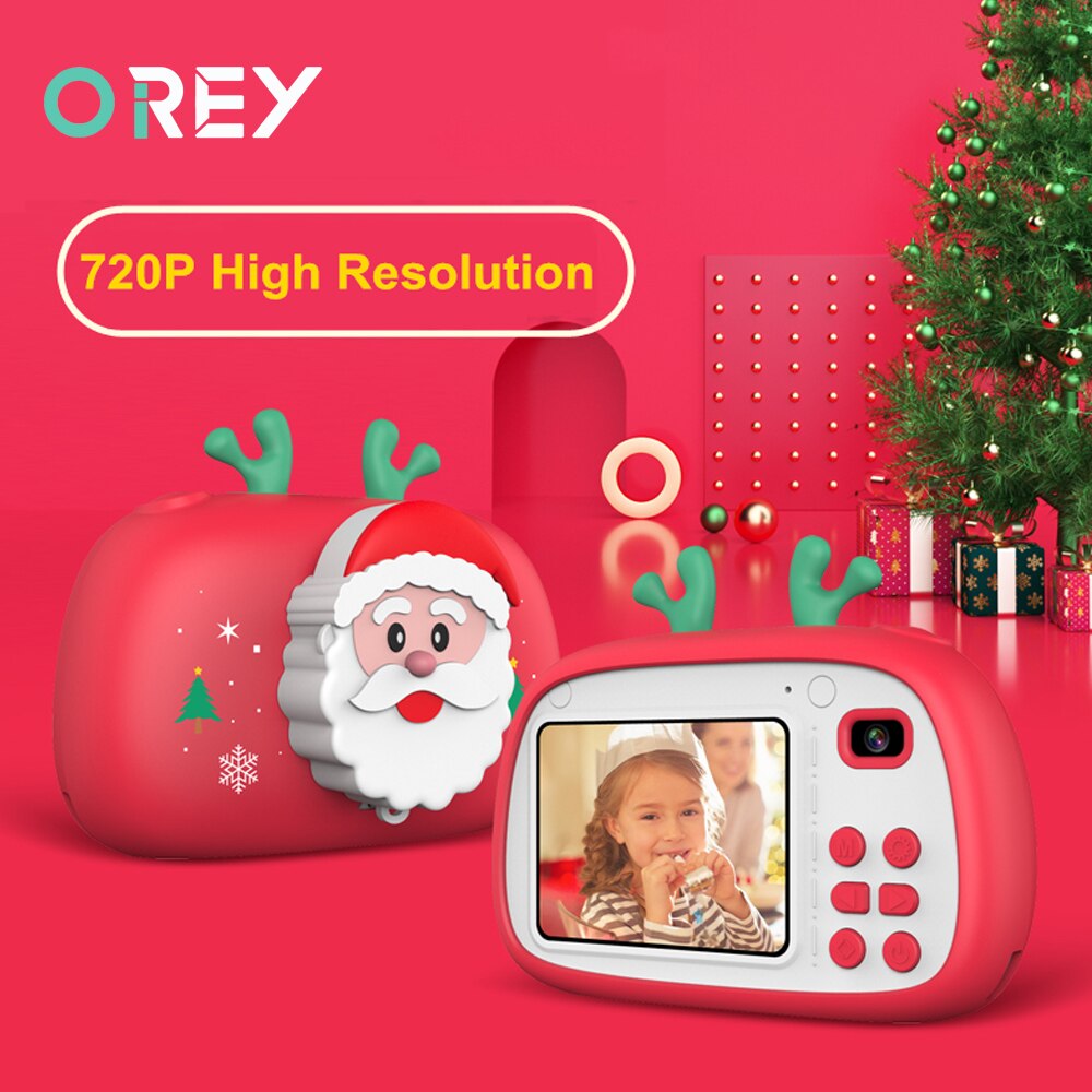 OREY Kids Camera - Mini Digital Video Camera for Girls & Boys - 10-20MP HD Video - SD Card Storage