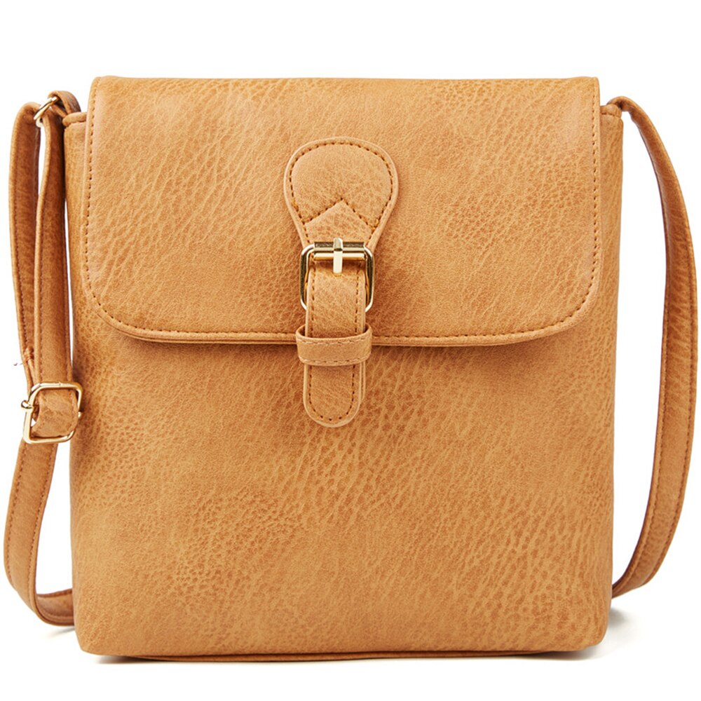 Qianxilu Kleine Frauen Umhängetasche Weiche Gewaschen PU Leder Umhängetasche Schulter Taschen Weibliche Handtasche Geldbörsen Kette