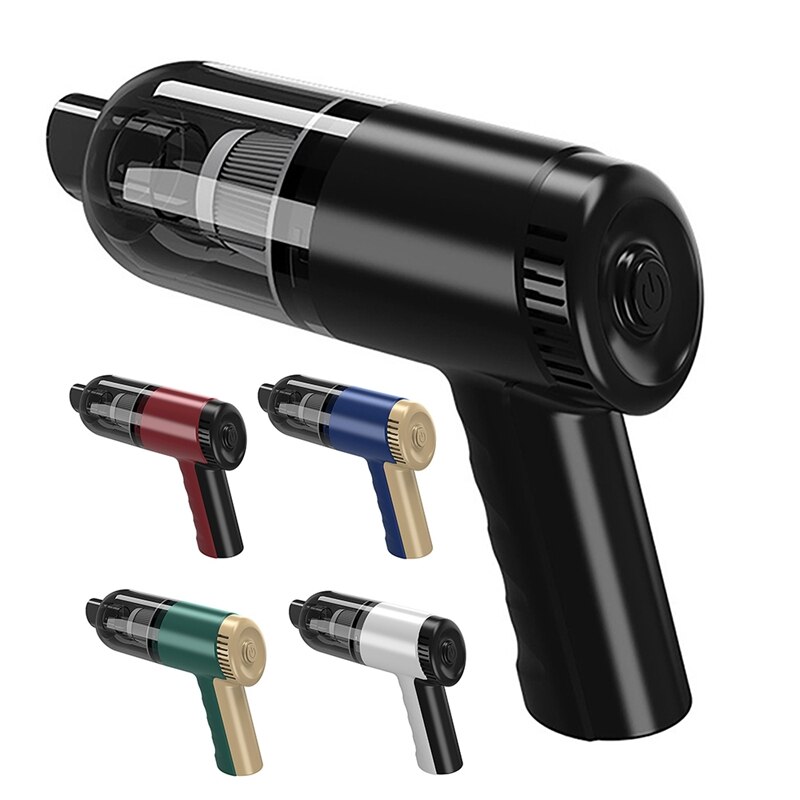 Aspiradora inalámbrica para coche, miniaspirador con carga USB, portátil, de mano, para escritorio, para el hogar