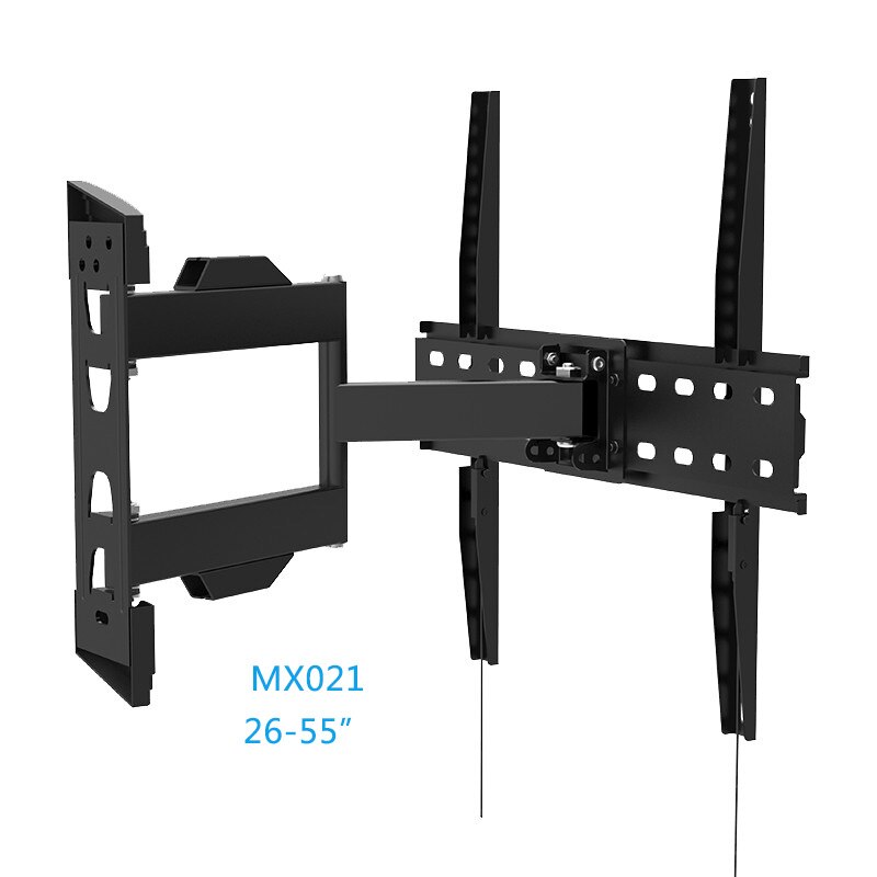 Full Motion TV Wall Mount Universal Tilt Swivel Bracket TV Stand Monitor Holder for LCD LED HD Plasma TV MAX VESA 400*400mm: 26-55inch