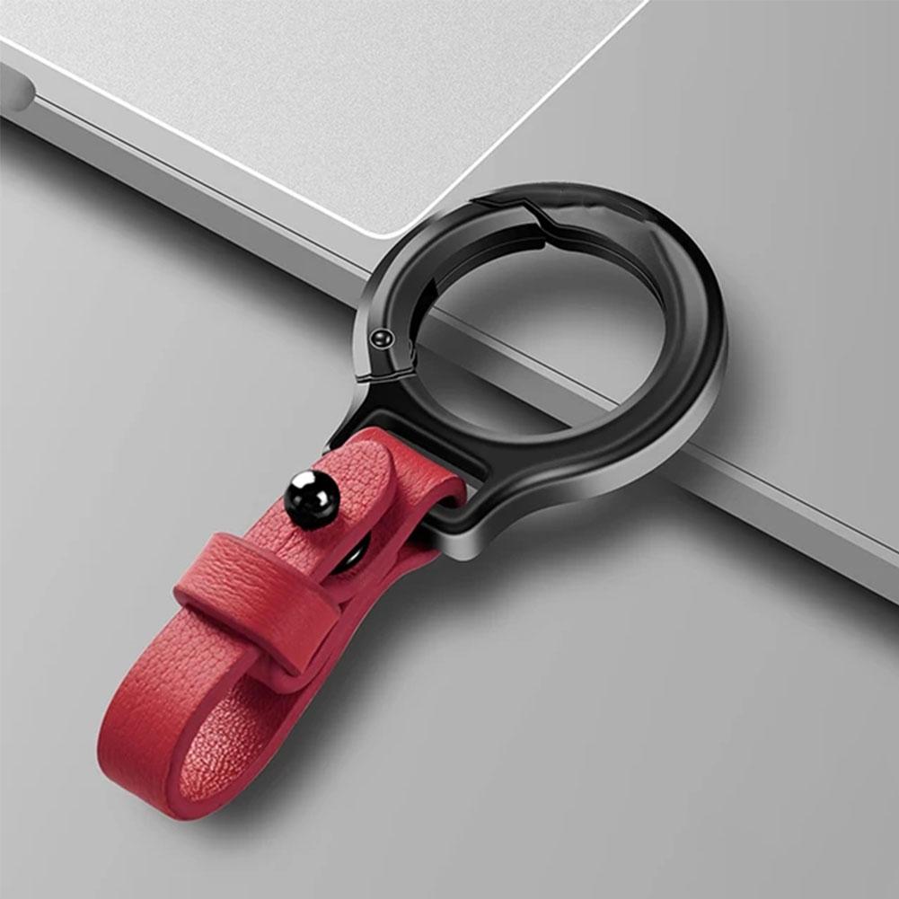 Porte-clés de luxe en cuir Durable pour voiture, boucle en fer à cheval, accessoires , clé de voiture personnalisée