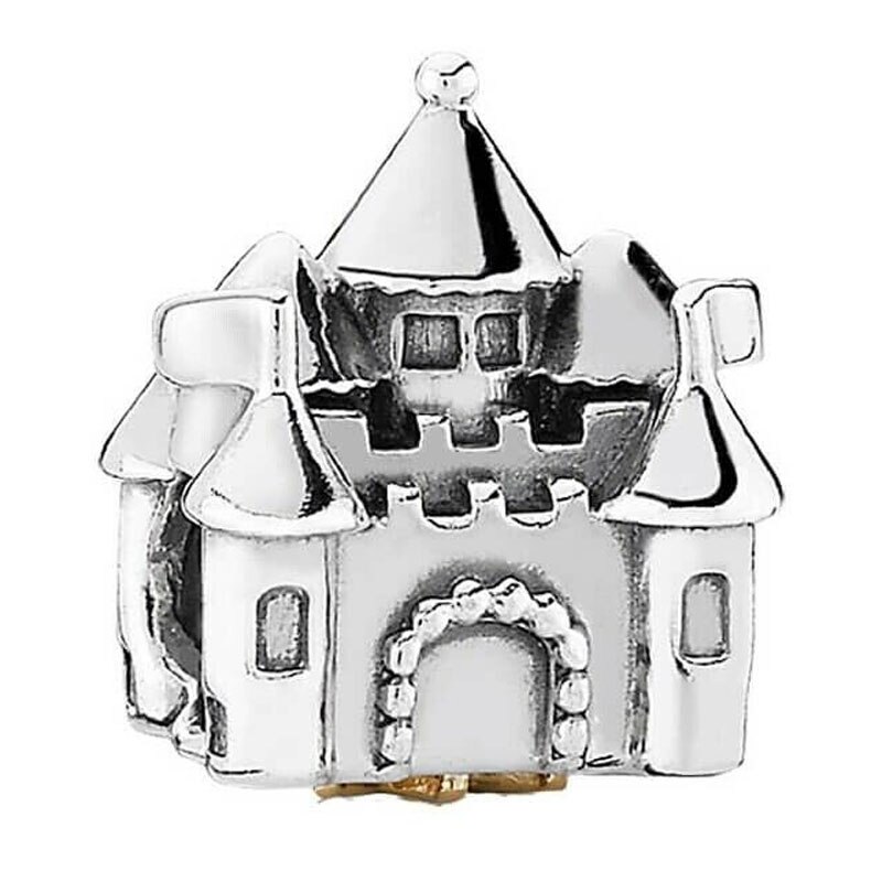 FAI DA TE di Fascino Panda Happily Ever After Castello Ape Miniera Decorativa Della Farfalla 925 Sterling Silver Beads Fit Originale Dei Monili Del Braccialetto: 2