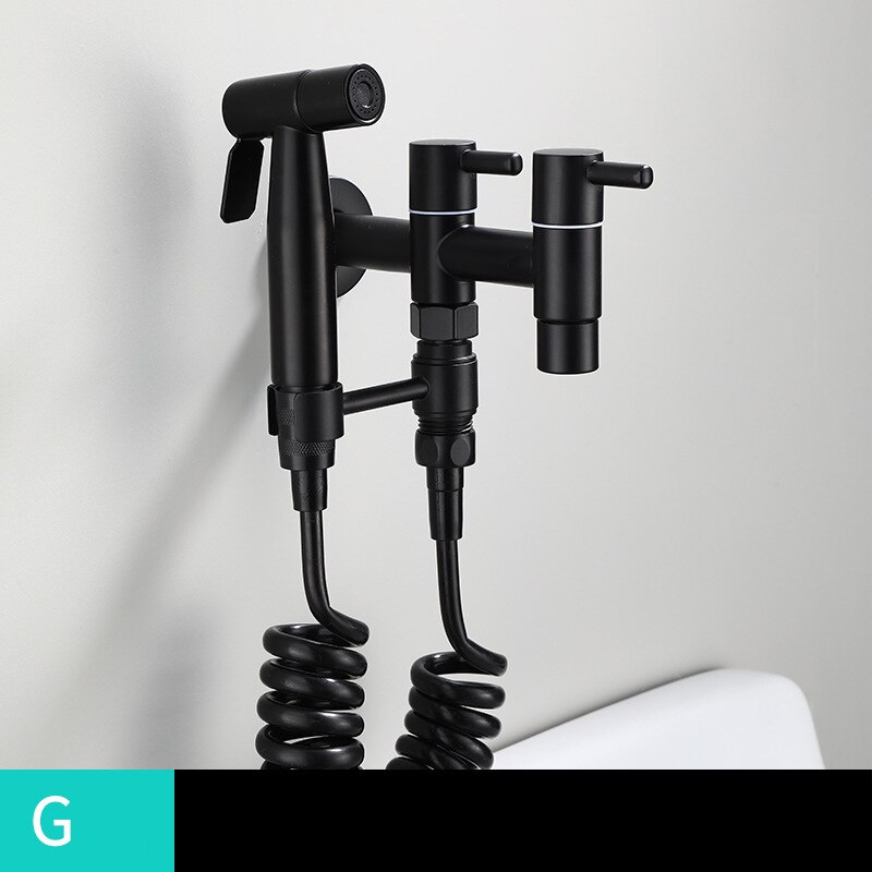 Black Paint Single Cold Faucet/Washing Machine Tap Bibcock Bathroom Basin Mop Tap Garden Crane 304 Stainless Steel: Green