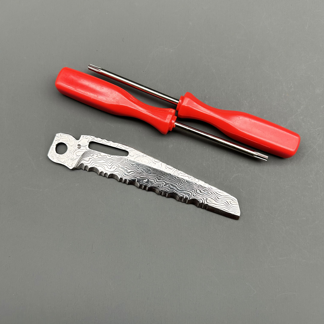 Accessories For Leatherman SURGE VG10 Damascus steel replacement parts Pliers modification part Original size Multifunctional: Red