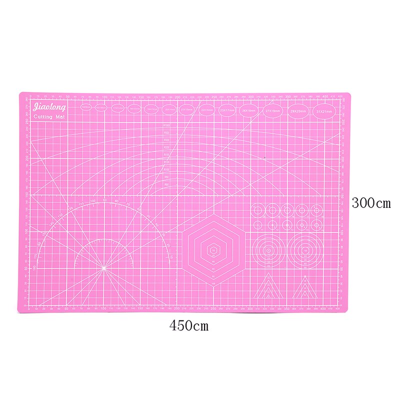 1pc A3 Cutting Board Cutting Mat Pad Patchwork Cut Pad Double-sided Self-healing