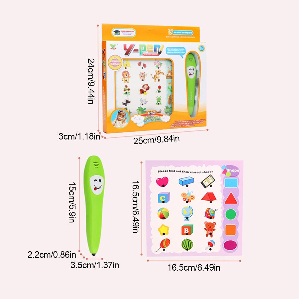 Penna di lettura inglese giocattoli per bambini macchina per l'educazione precoce libro di apprendimento vocale giocattoli educativi per bambini macchina per l'apprendimento