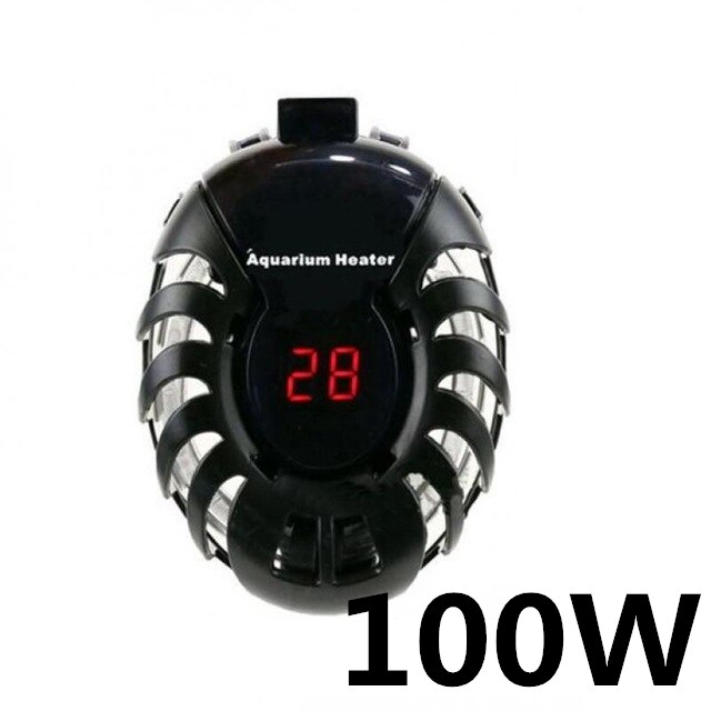 220V Digitale Aquarium Mini Heizung Automatische Wasser Heizung Stangen Digitale Temperatur Regler für Schildkröte Aquarium Zubehör: 100w / uns Stecker