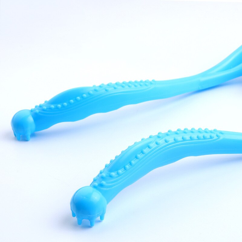 Herramienta de masaje para cuello, rodillo de mano para aliviar la presión, masajeador para cuello y hombros, punto de disparo Dual