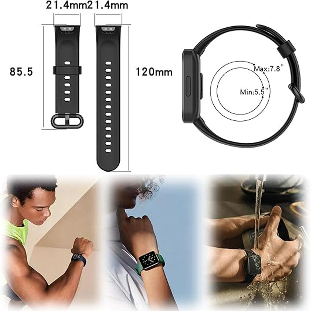 1 Uds. Correa de silicona para Xiaomi Redmi Watch 2 Lite, accesorios de pulsera, correa de repuesto para reloj Redmi Horloge 2