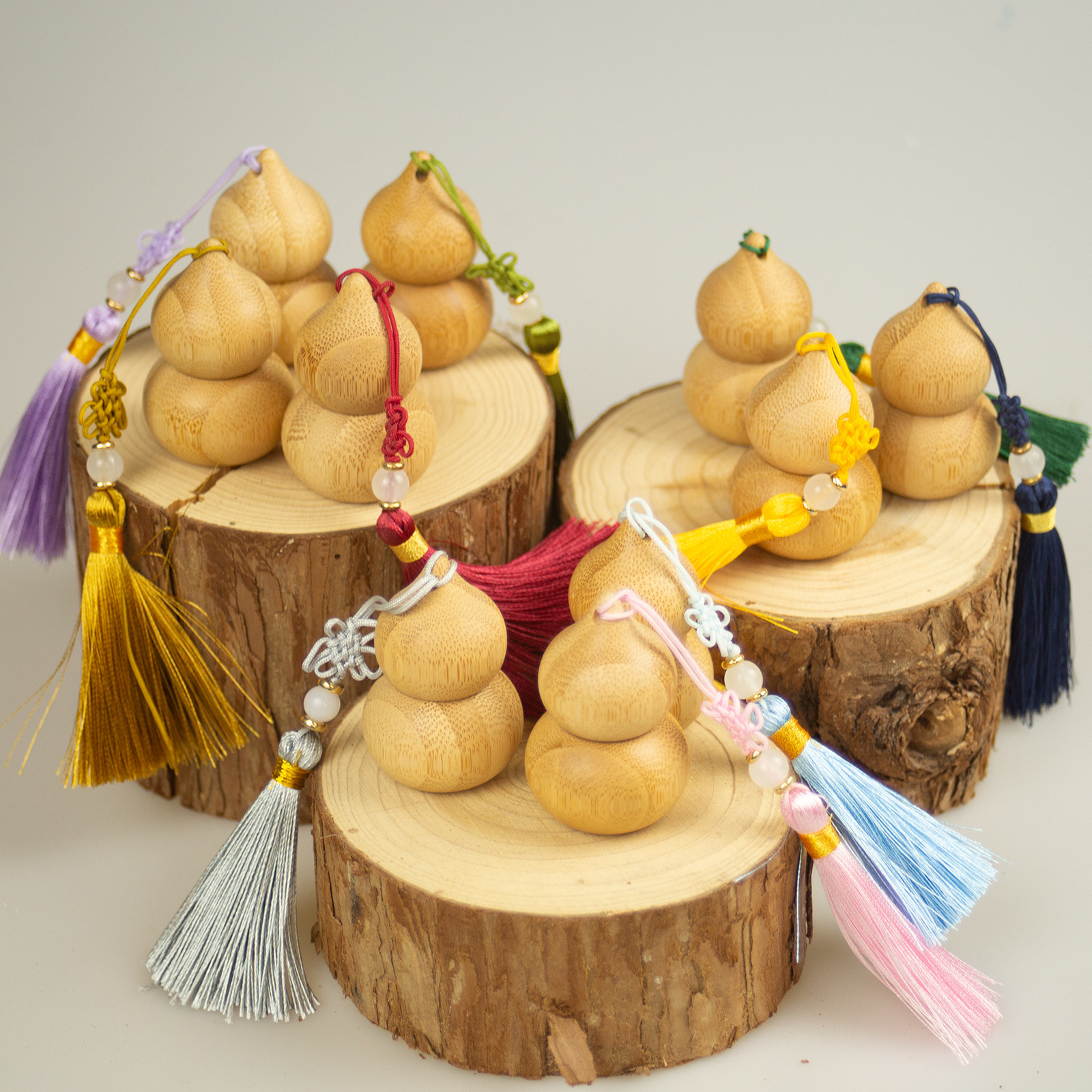 1ml bambus rull-på flasker tom rør kalebassformet påfyllbar parfymeflaske glass rollerball stål rollerball parfymebeholder