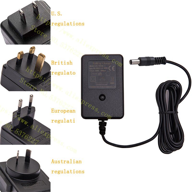 Cargador de coche de juguete con control remoto universal, dispositivo de carga de batería con agujero redondo de 6V/12V, regulación en ee.uu., Reino Unido, Europa, Australia