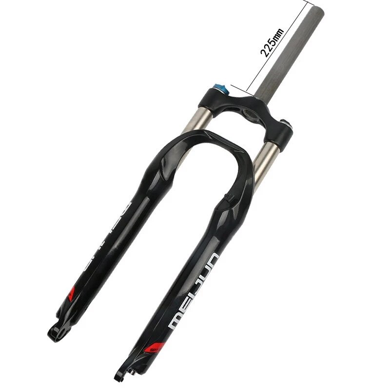 26 Inch Mountainbike Mtb Schokdemper Voorvork Mechanische Slot Verende Vork Meijun Vork: black