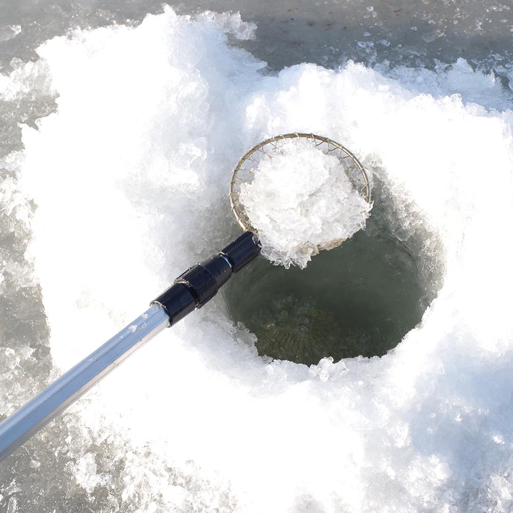 11/14cm Galvanized Iron Wire Net Ice Fishing Hedge Winter Ice Mini Fish Strainer Scoops Fishing Tackles Products