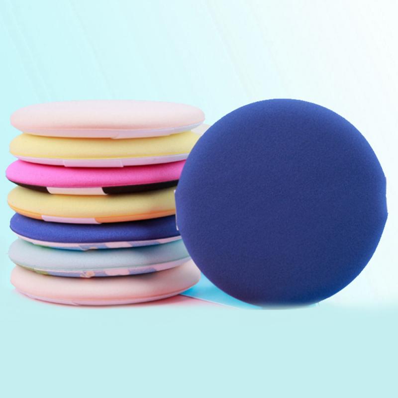 5Pcs Round Shape Puff Facial Face Body Powder Foundation Puff Soft Cosmetic Puff Makeup Sponge Cosmetic Puff TSLM2: 1 pcs color random