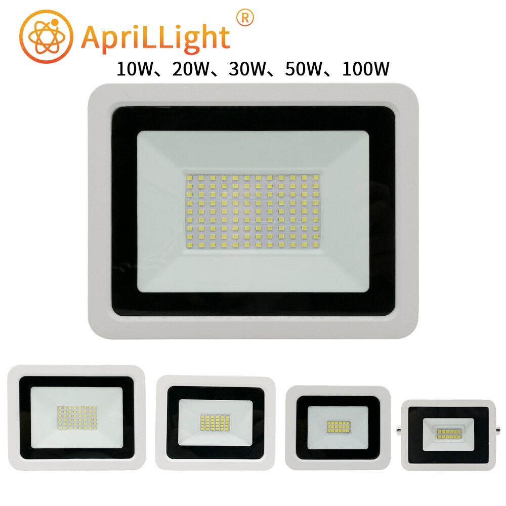 Led Schijnwerper 10W 20W 30W 50W 100W Ac 220V 230V 240V IP68 waterdichte Led Flood Light Outdoor Straatverlichting Reflector Licht