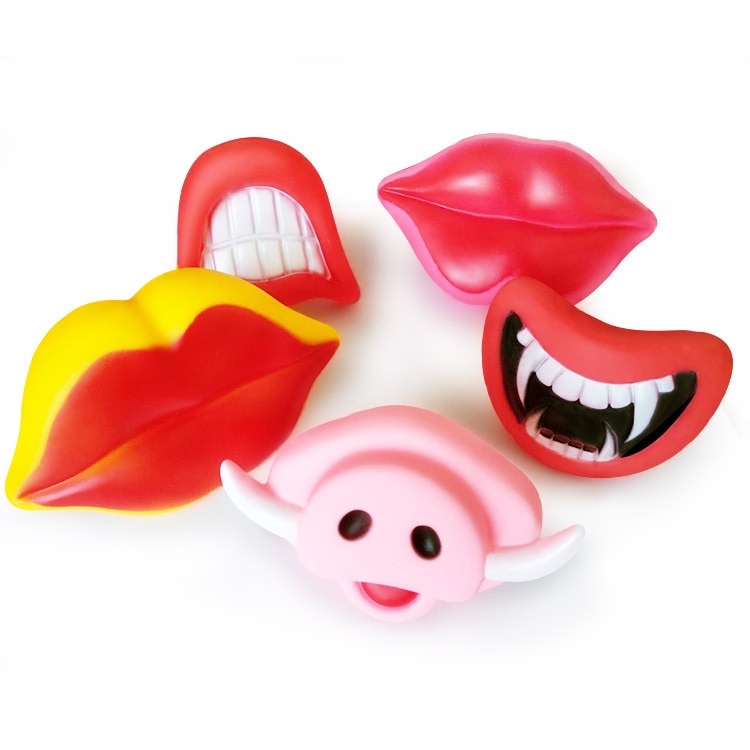 Jouets pour chiens à grincement amusant et Durable, jeu pour les lèvres du diable, à mâcher, rend votre chien heureux