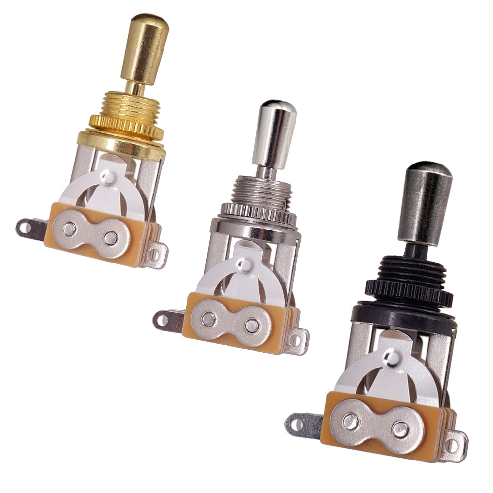 3 Way Electric Guitar Selector Guitar Part Pickup Portable Brass Switch Lightweight Toggle Music Elements for LP EPI
