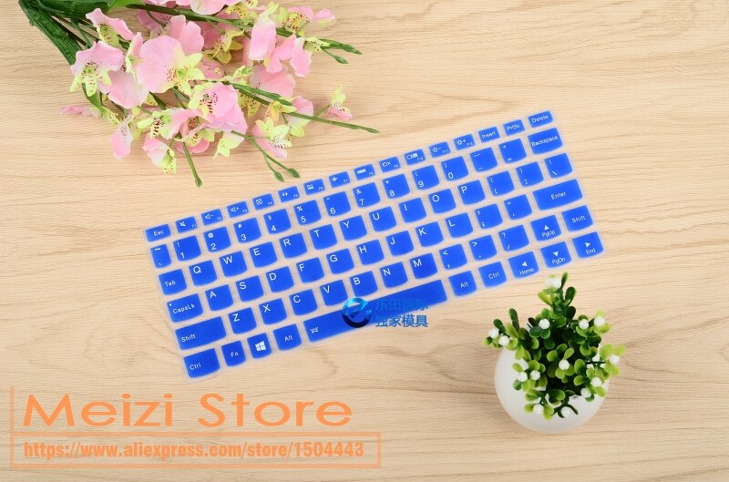 Silikone tastatur cover hud til lenovo yoga 330-11 igm 330 11 igm 330(11) 330-1111.6 tommer touch-screen bærbar computer: Blå