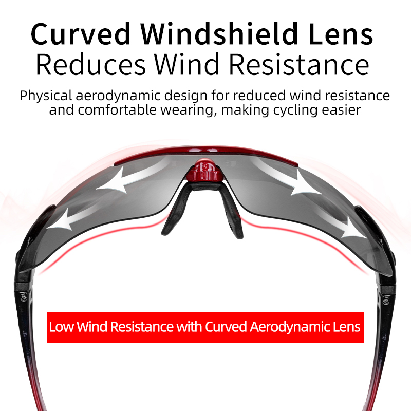 ROCKBROS Polarized Cycling Glasses Men Sports Sunglasses Road MTB Mountain Bike Bicycle Riding Protection Goggles Eyewear 5 Lens