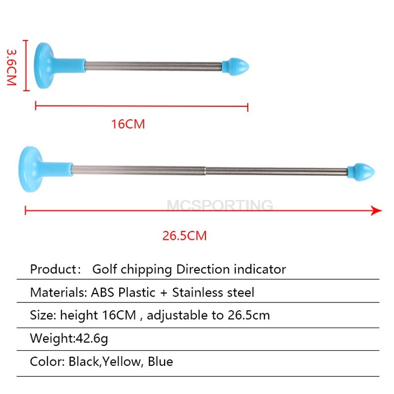 Golf Cut Direction Indicator golf club practice accessories Improve golf ball game skill Training Aids magnetic stick for golfer