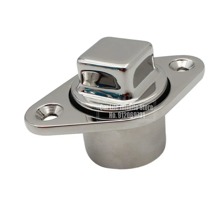 Boat Drain Plug Bung Hole Drainage Marine Dinghy Garboard Hardware Boat Accessories 316 Stainless Steel: silver