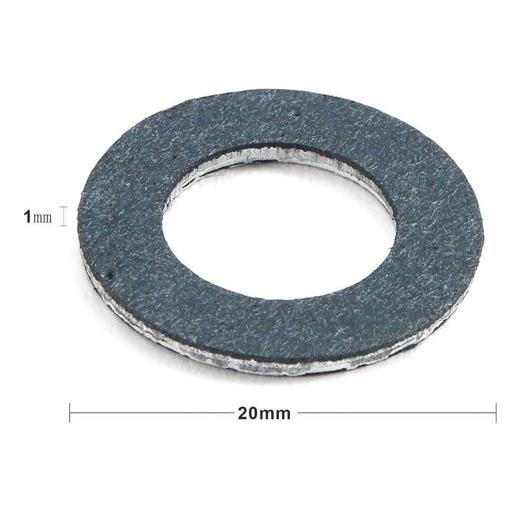 Unik holdbar 10 stk / sæt motorolie aftapningsknus knusepakning pakninger ringe til toyota lexus del nummer 90430-12031