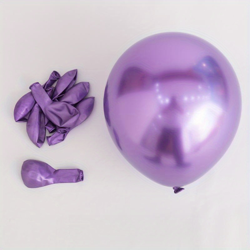 10/30/50 Uds. Globos metálicos de varios colores, globos de látex cromado de 10 pulgadas para decoración de de cumpleaños, boda, Baby Shower: Marble / O
