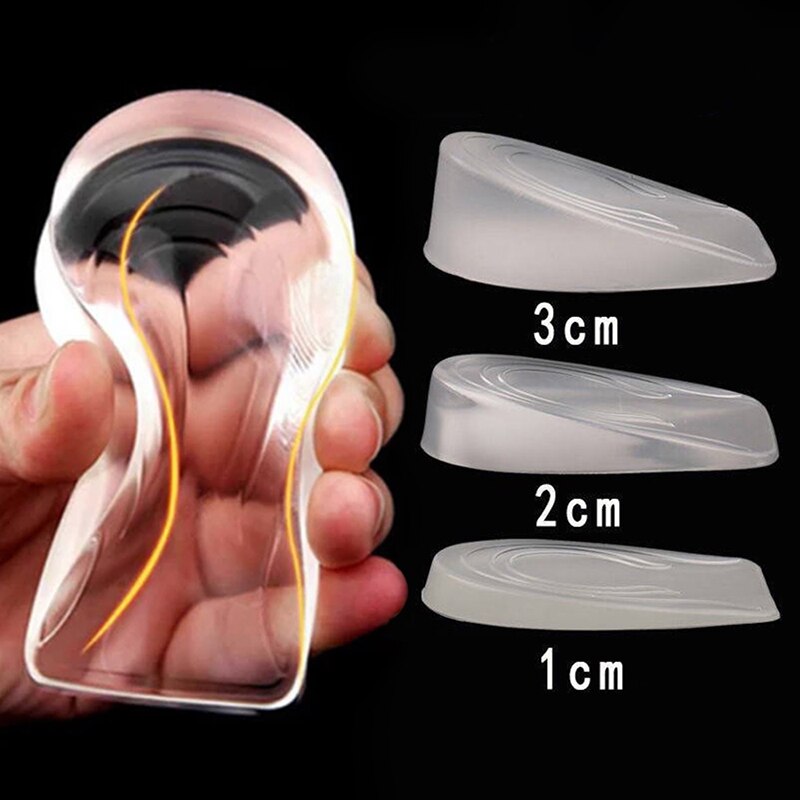 Inner Heightened Insole Orthopedic Massaging Feet Care Invisible Height Increase Foot Pad Shoe Lift Sports Shoes Accessories