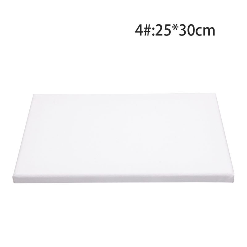 Cadre de panneau en bois carré, couleur blanche pour toile d&#39;artiste, peinture à l&#39;huile ou acrylique apprêtée: 4