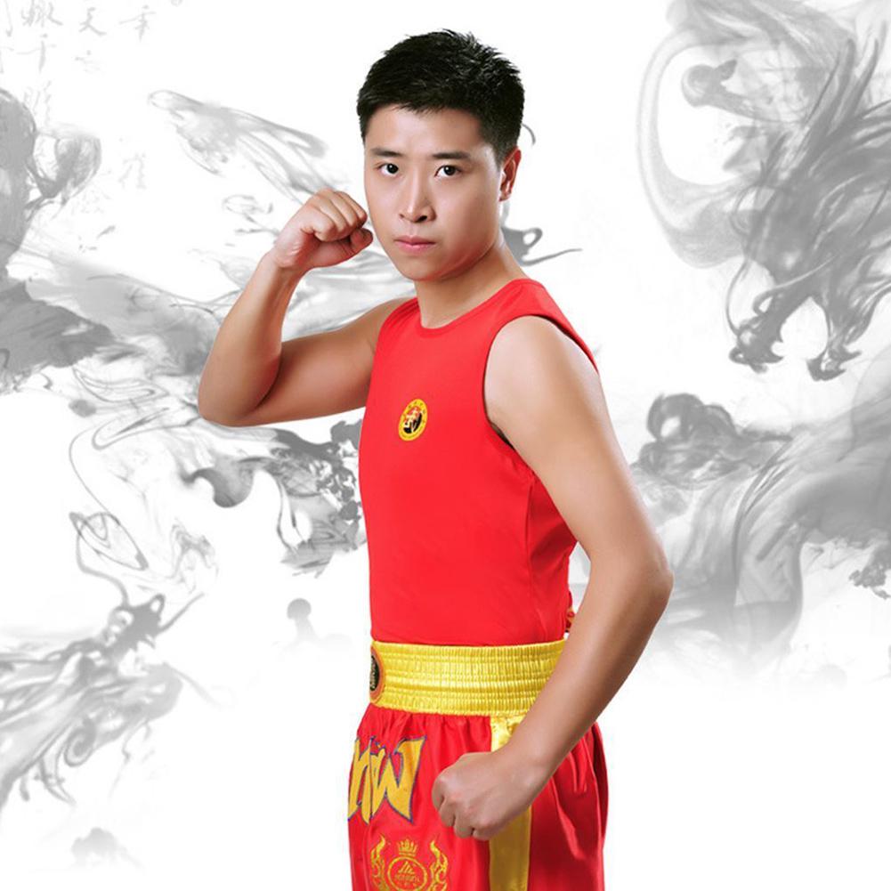 Dragon Pattern Taekwondo Boxing Muay Thai Unisex Sleeveless Top Shorts Set