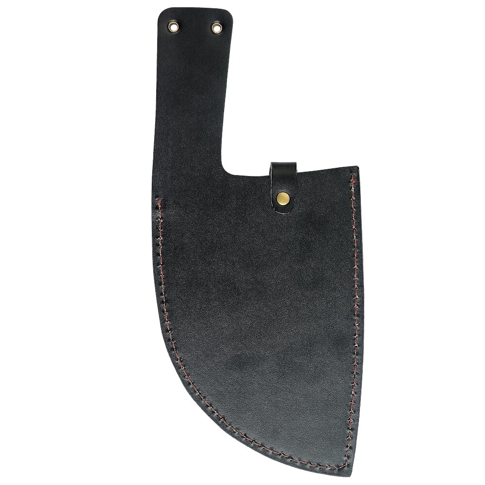 1pc Butcher Knife Sheath Leather Case 7" 7.5 Inch Knives Cover For Butcher Knives Chopping Cleaver Blade Protective Leather Case