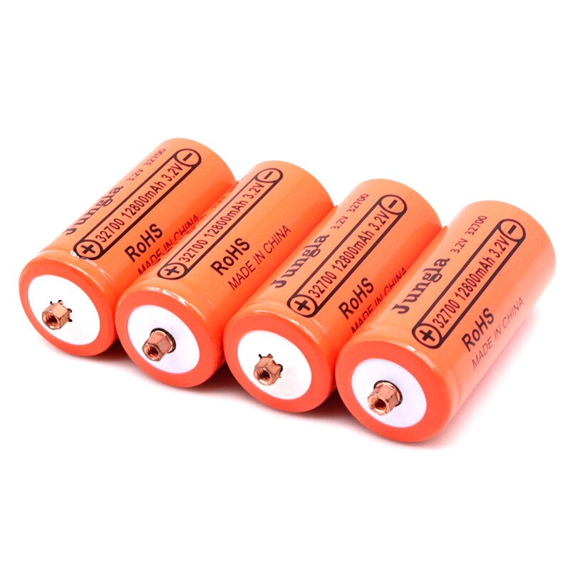 4PCS original 32700 12800mAh 3.2V lifepo4 Rechargeable Battery Lithium Iron Phosphate Power Battery with screw