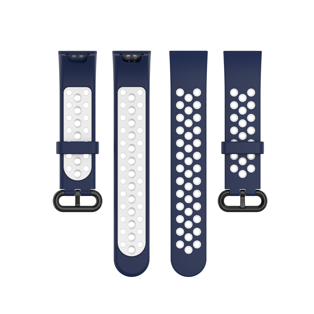 Pasek do zegarka dla XiaoMi Mi Watch Lite pasek do smartwatcha wymienne opaski na rękę dla Redmi Watch Lite oddychająca bransoletka Correa: S / Biały czarny