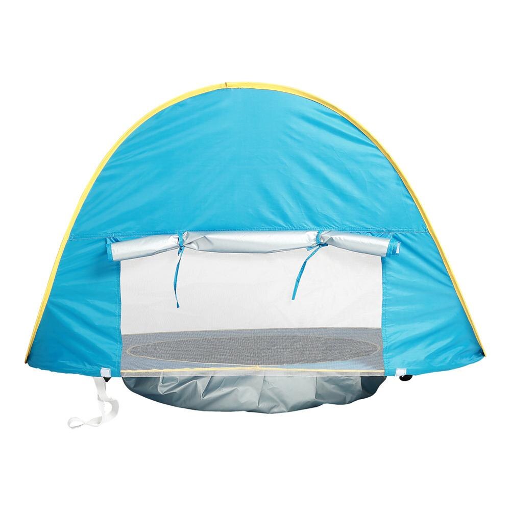 Tente de plage bébé protection uv abri solaire avec une piscine étanche pop up auvent tente enfant camping en plein air parasol plage pour bébé