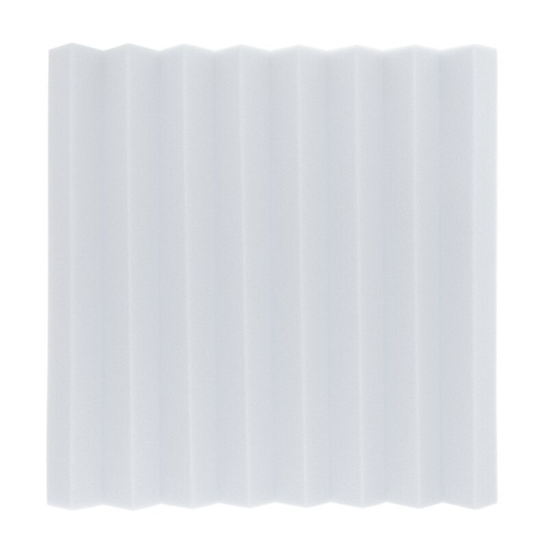 4 pièces 500x500x50mm blanc insonorisation mousse acoustique traitement du son Studio chambre Absorption