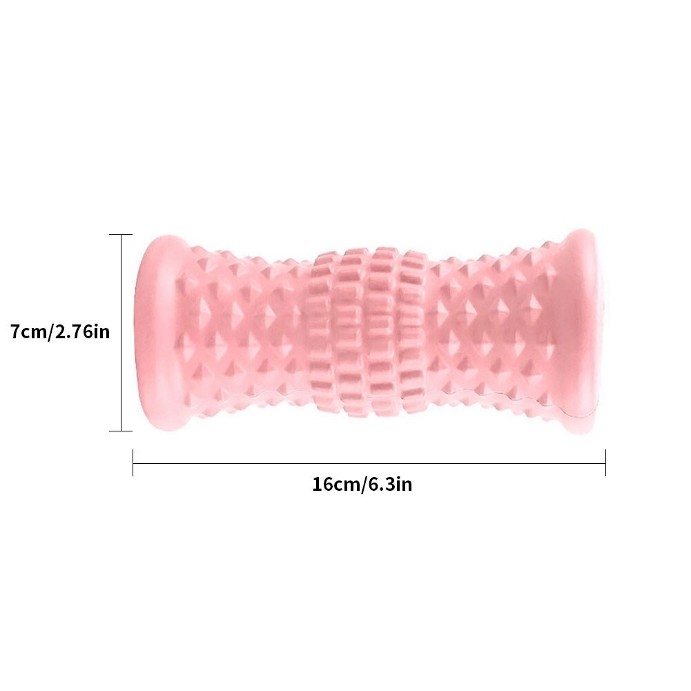 Massager Roller Workout Foam Roller Vibrating Leg Circulation Roller Rechargeable Battery for Foot Pain Relief Pink