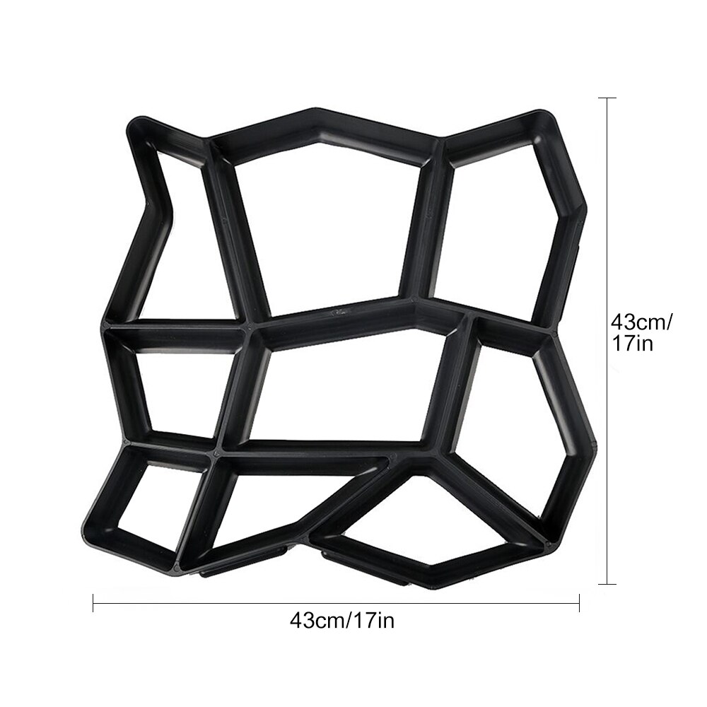 Paving Path Border Maker Path Molder Reusable Concrete Cement Stone Paver Walk Mould DIY Reusable Concrete Brick Mold: Model A