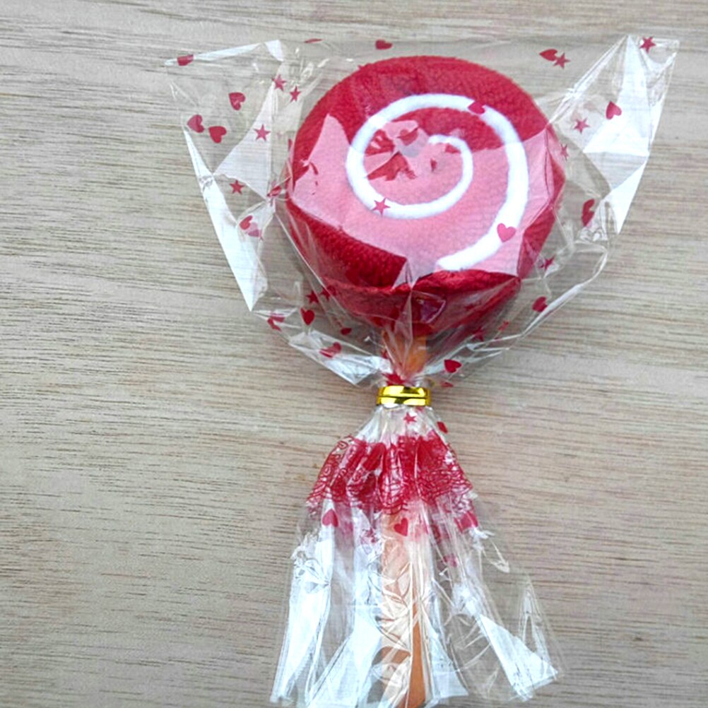 1 st söta barn klubba godis handduk tvättlapp bröllop favor baby shower dessert wrap slumpmässig färg