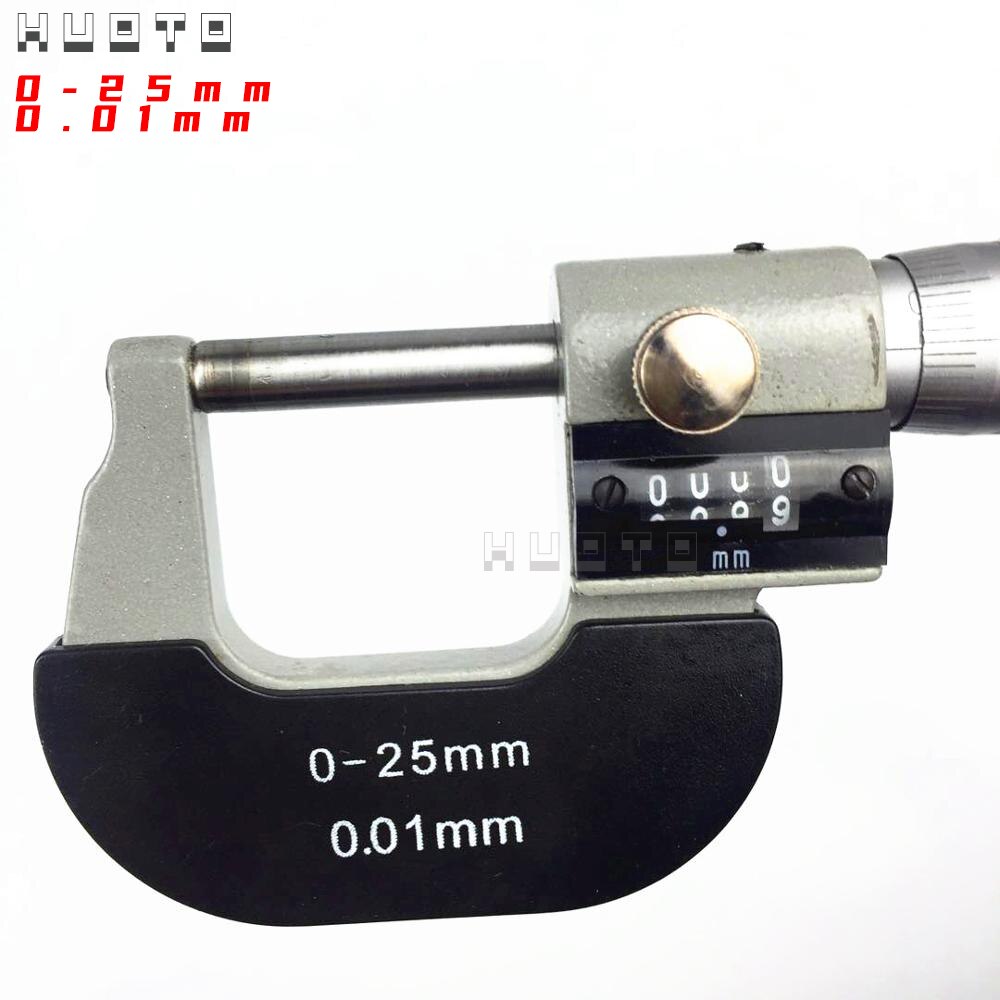 Micron Outside micrometer 0-25MM 0.001mm calibration micrometer thickness caliper gauge measuring tool