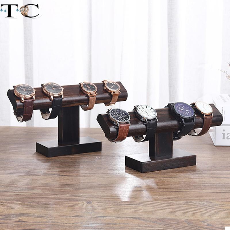 Inclined Display Solid Wood Watch Display Rack Hand Jewelry Display Rack Bracelet Hanging Display Props