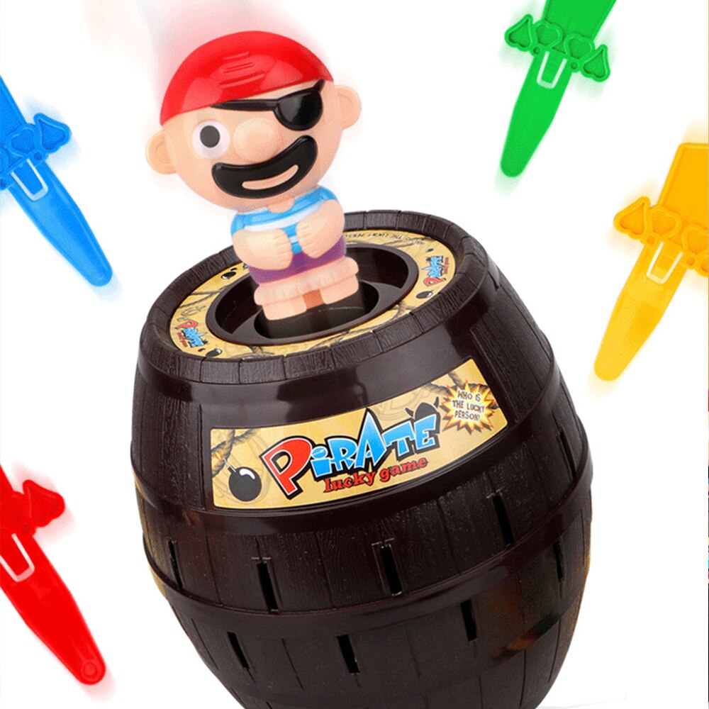 Verrassing Pirate Barrel Grappige Lucky Stab Pop Up Party Game Speelgoed Voor Kinderen Kids Volwassenen Jongens Meisjes Familie Game Speelgoed novelty