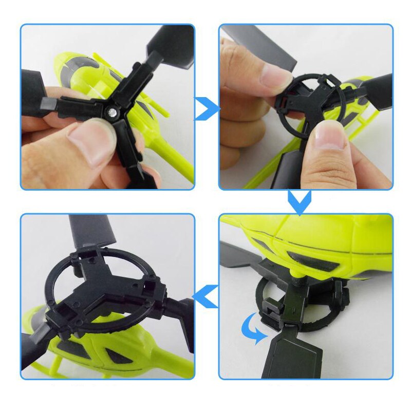 Drawstring Helicopter Mini Toy Helicopter Flying Children Outdoor Games Kids Launching Gliders Pulling Small Planes