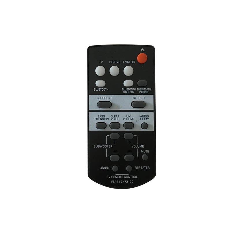 Télécommande YAMAHA Barre de Son FSR50 FSR64 FSR66 FSR78 YAS-106 YAS-108 YAS-207 ATS-1030 ATS-1060 ATS-1070 YAS203 YAS-CU203