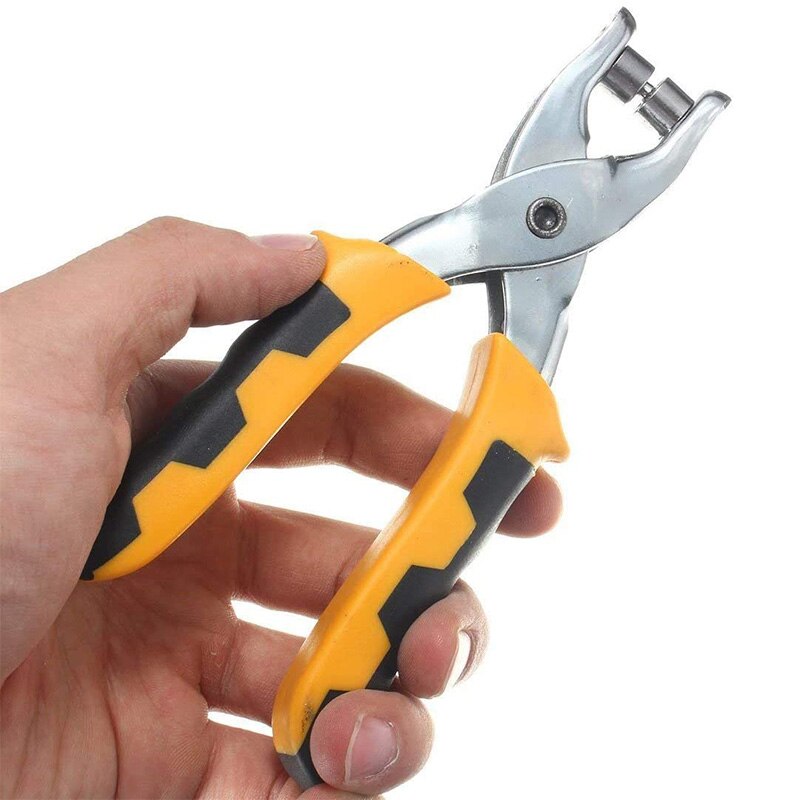 Pince de poinçon de trou de ceinture en cuir tournante, pince de réglage