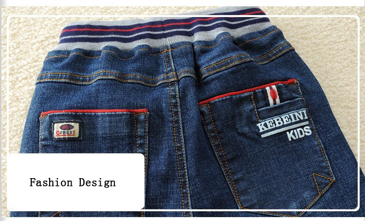 Kids Denim Broek Baby Jongens Jeans Peuter Tiener Jongen Broek Lente Herfst Herfst 100% Katoen 3T 4 5 6 7 8 9 10 11 12 13 Jaar