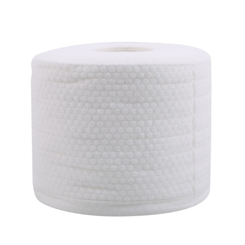 Disposable Face Tissue With Rope Bag Face Towel Makeup Wipes Cotton Pad Facial Cleansing Roll Paper Tissue: Default Title