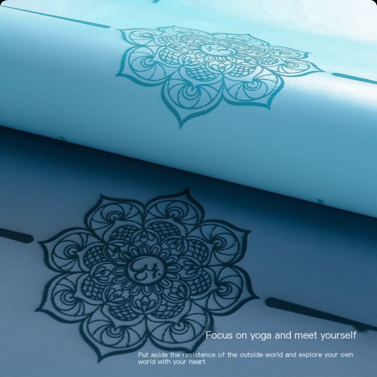 Lezyan LZ-YM01 PU Natural Rubber Yoga Mat Portable Mini Assist Mat Non-slip Flat Support Elbow Pads Meditation Headstand Mat
