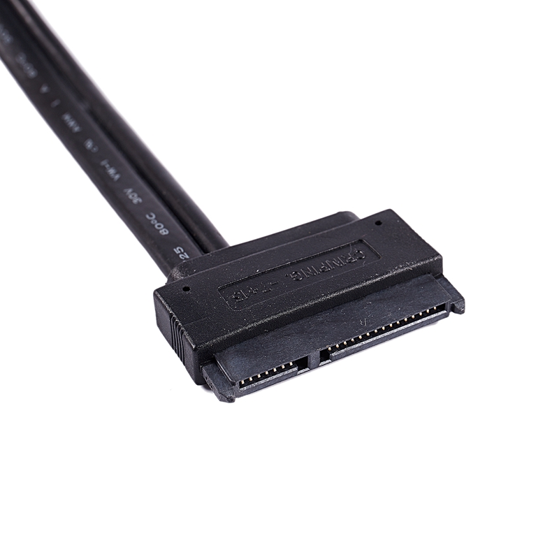Câble d'alimentation Esata (eSATAp) vers Sata double alimentation USB 12V 5V Combo à 22 broches (7Pin + 15Pin) pour 2.5 pouces 3.5 pouces HDD